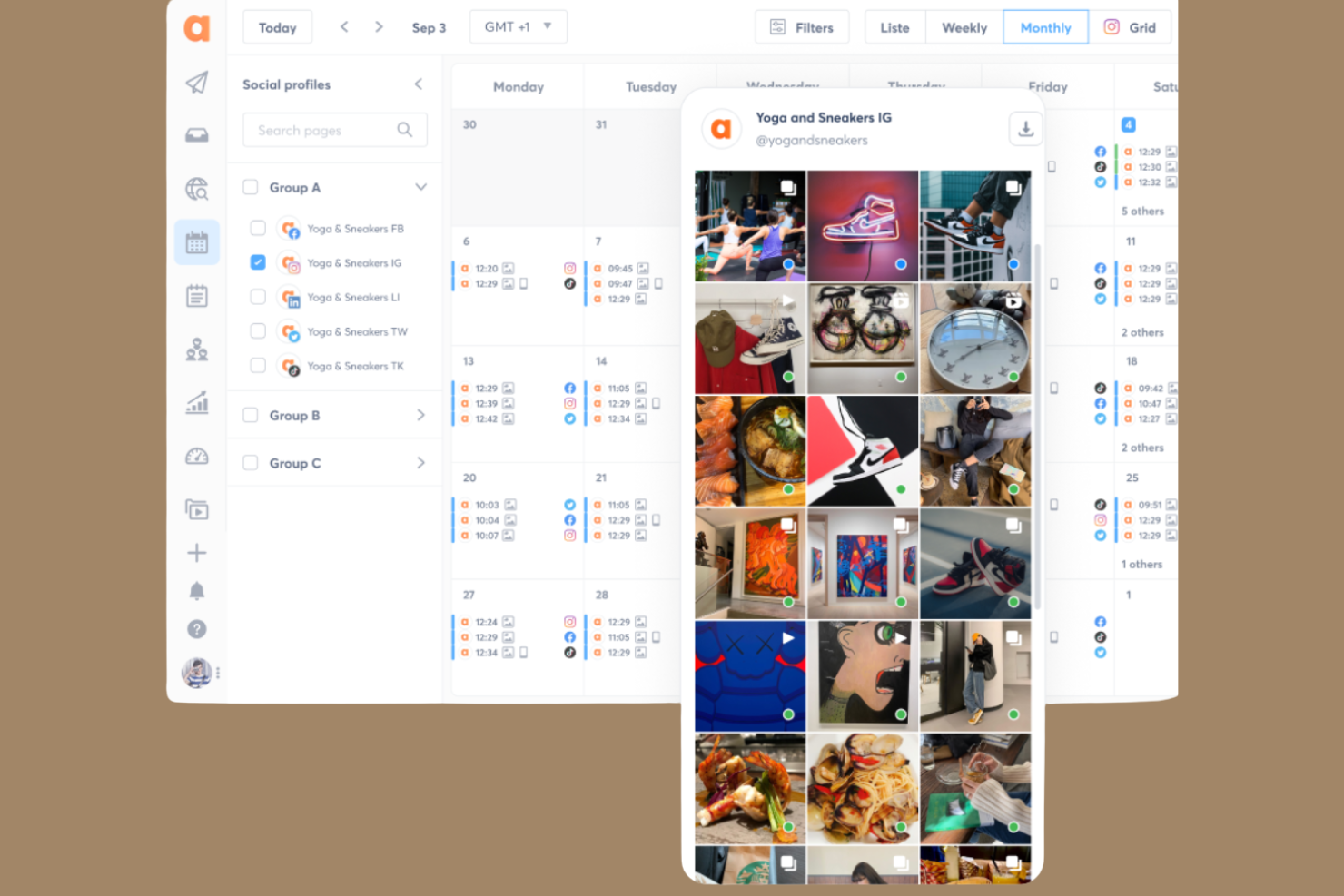 Agorapulse screenshot - I 10 migliori strumenti Instagram per il 2026