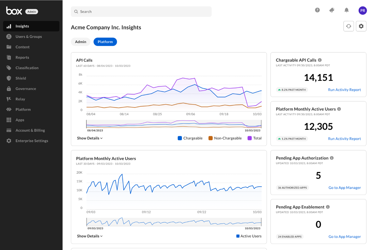 Box screenshot - 10 mejores herramientas de gestión de contenido con IA en 2026