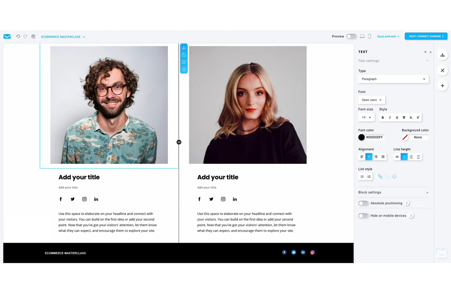 GetResponse screenshot - 10 migliori generatori di landing page AI per 2026