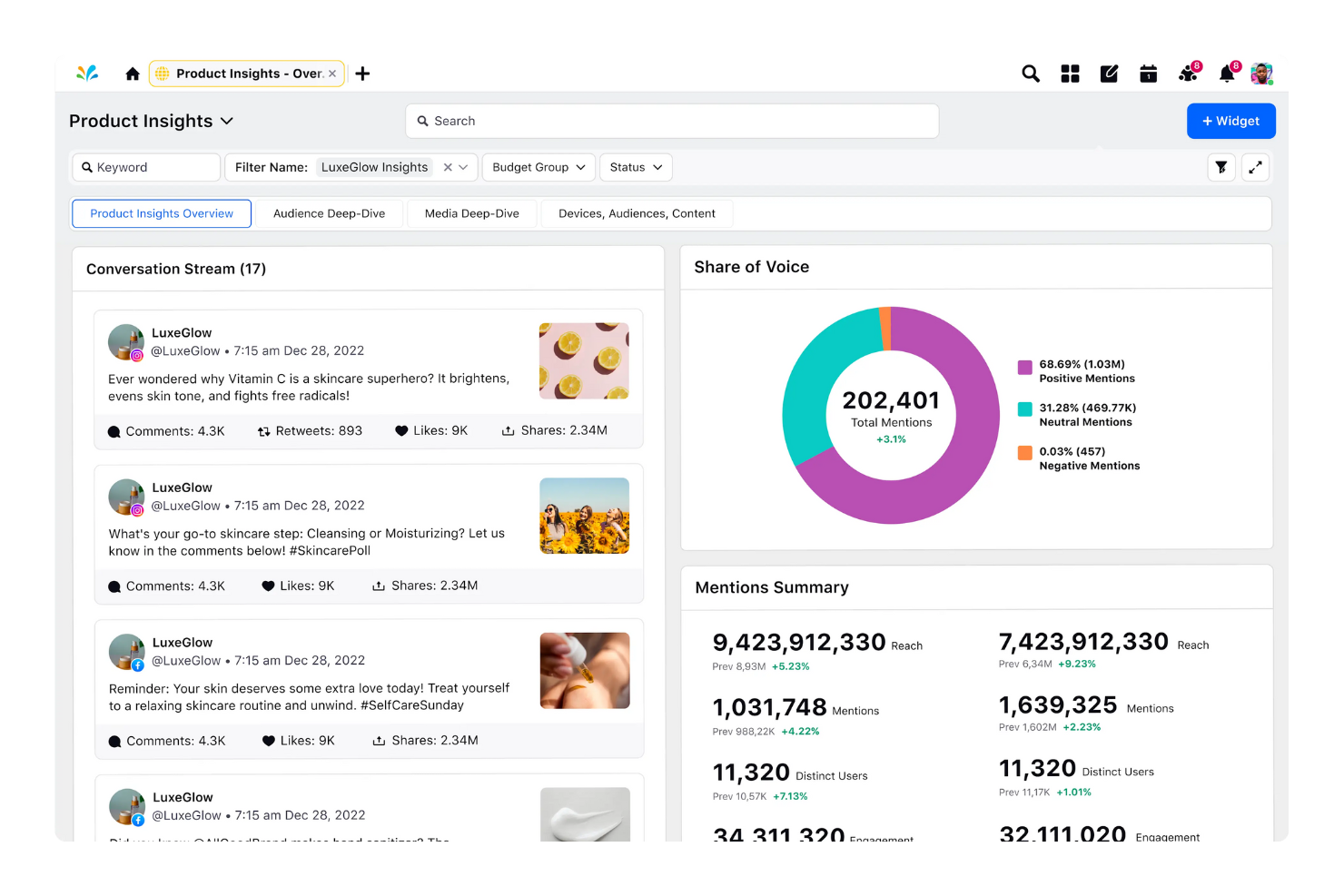 Sprinklr screenshot - 10 strumenti di tecnologia per il marketing scelti per il 2026 per potenziare la tua strategia di marketing