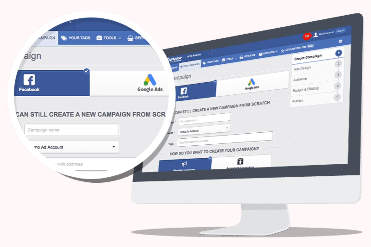 AdEspresso screenshot - 10 Mejores Herramientas de IA para Anuncios de Facebook Analizadas en 2026
