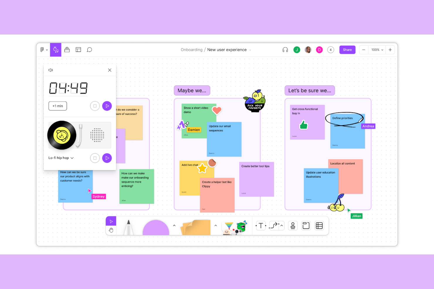 FigJam screenshot - 10 mejores alternativas a Trello seleccionadas para 2026