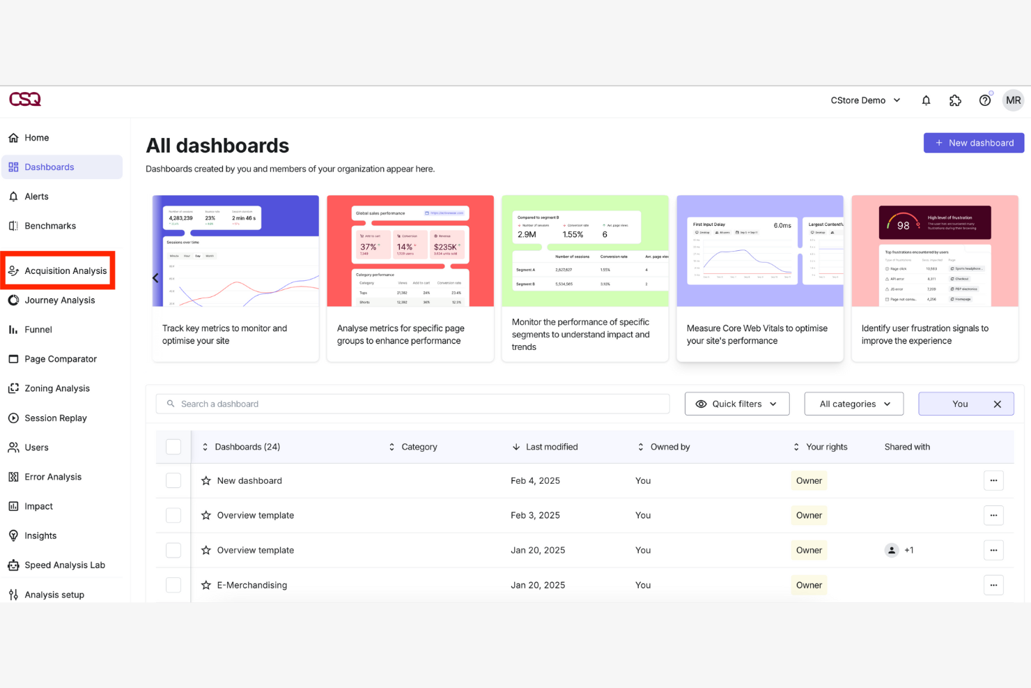 Contentsquare screenshot - 10 Migliori Alternative a Hotjar Recensite nel 2026