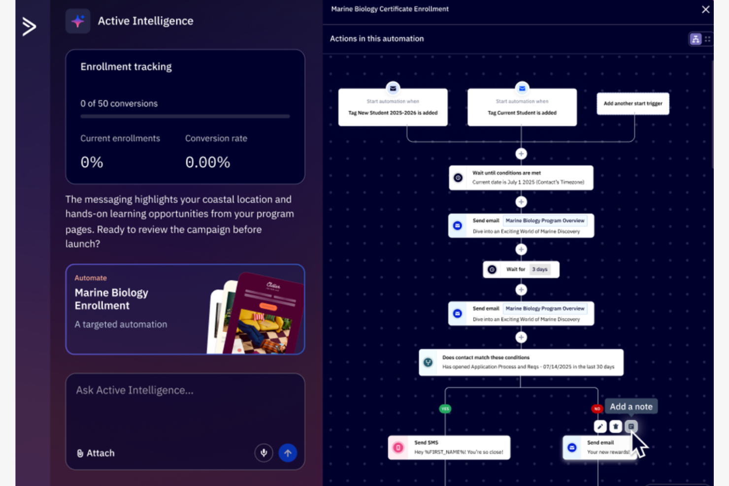 ActiveCampaign screenshot - 1 Mejores Alternativas a SendGrid Analizadas en 2026