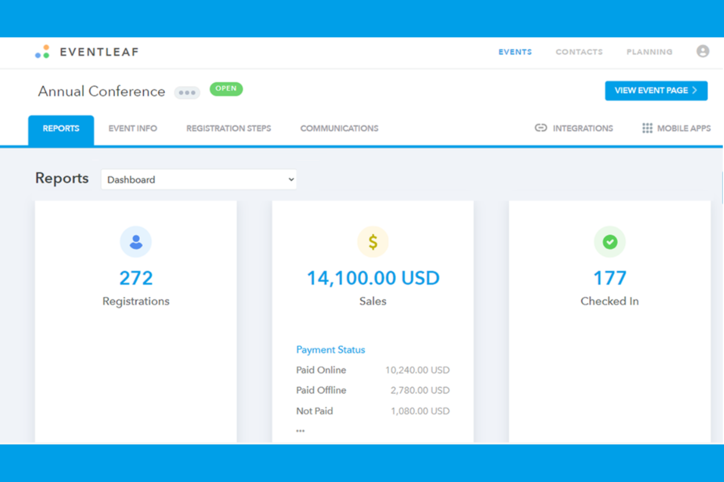 Eventleaf screenshot - Le 10 migliori app per la raccolta lead in fiera recensite nel 2026