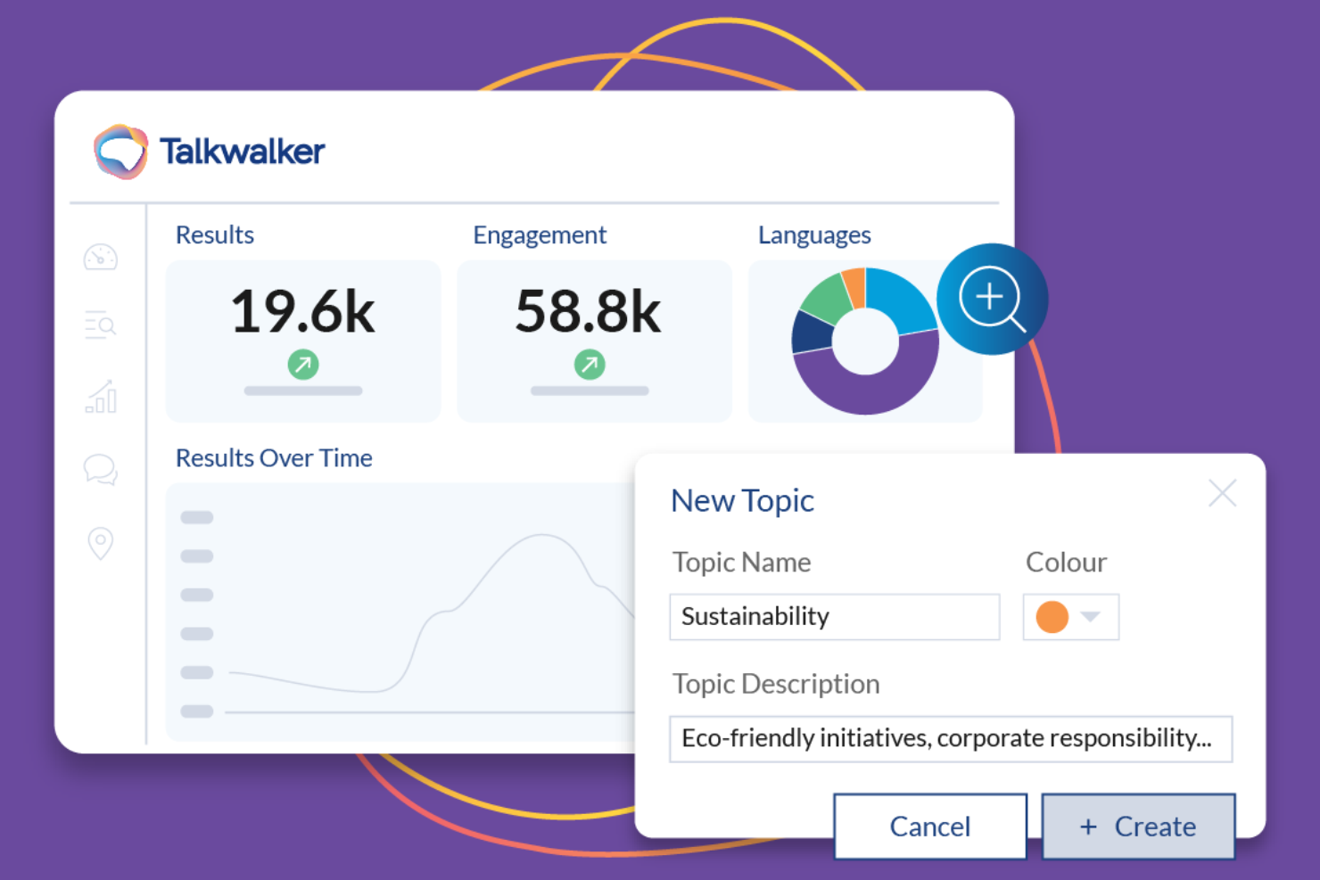 Talkwalker screenshot - 1 Mejores Competidores de Supermetrics Revisados en 2026