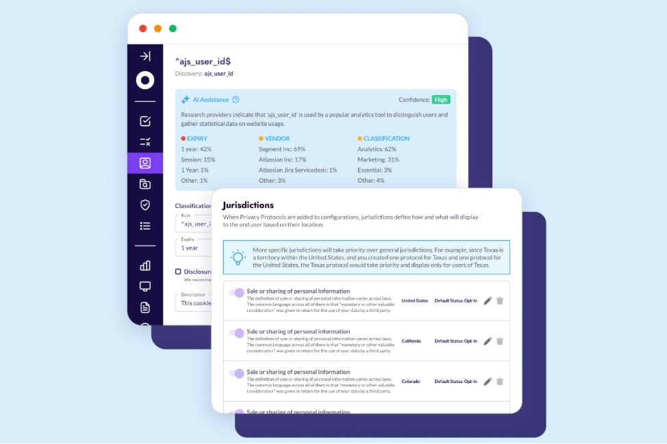 Osano screenshot - Le 10 migliori piattaforme di gestione del consenso recensite nel 2026