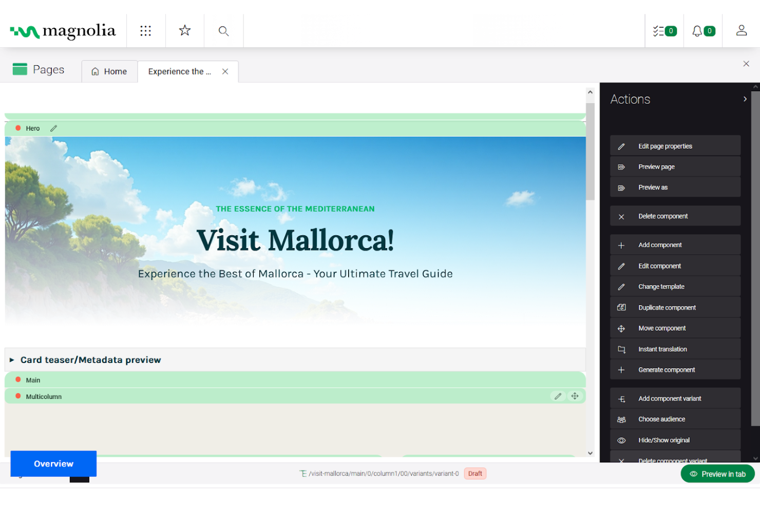 Magnolia CMS screenshot - 9 Migliori CMS Headless Recensiti nel 2026