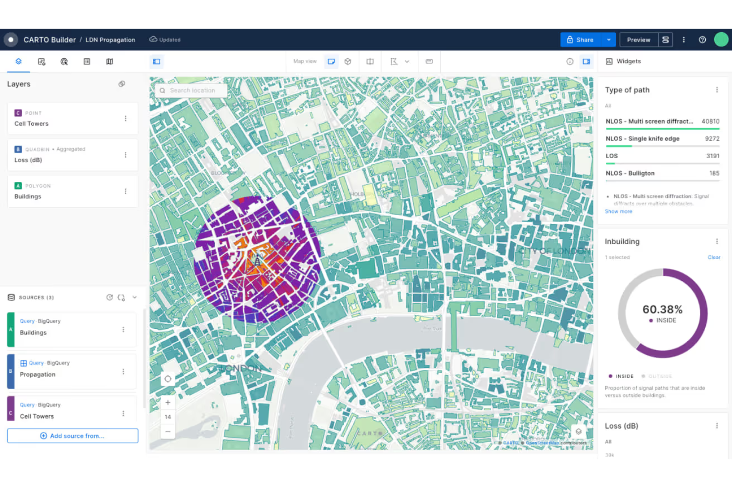 CARTO screenshot - 10 Mejores Software de Marketing de Proximidad Analizados en 2026