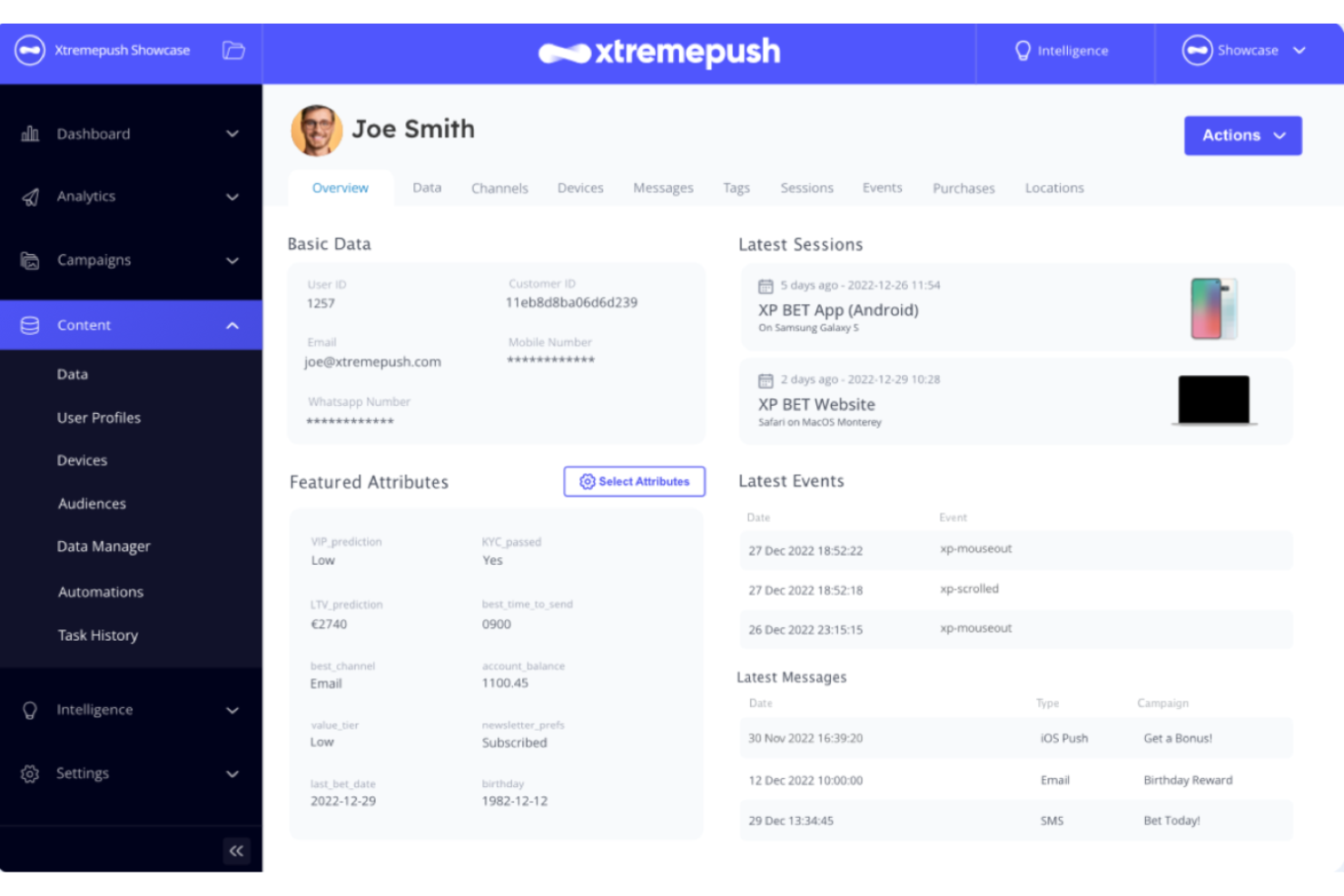 Xtremepush screenshot - 10 Mejores Software de Marketing de Proximidad Analizados en 2026