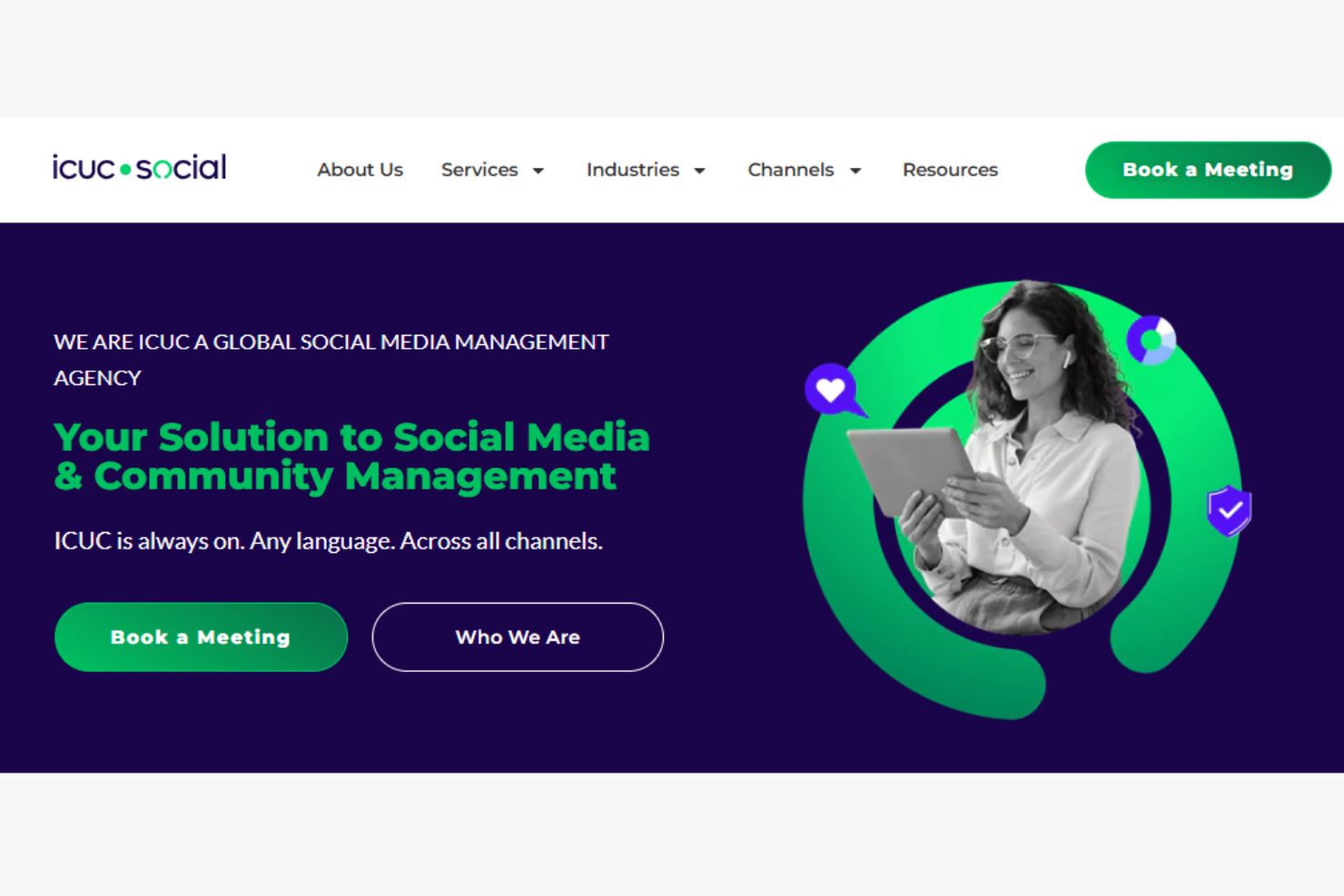 ICUC screenshot - 10 Migliori alternative a Buzzsumo recensite nel 2026