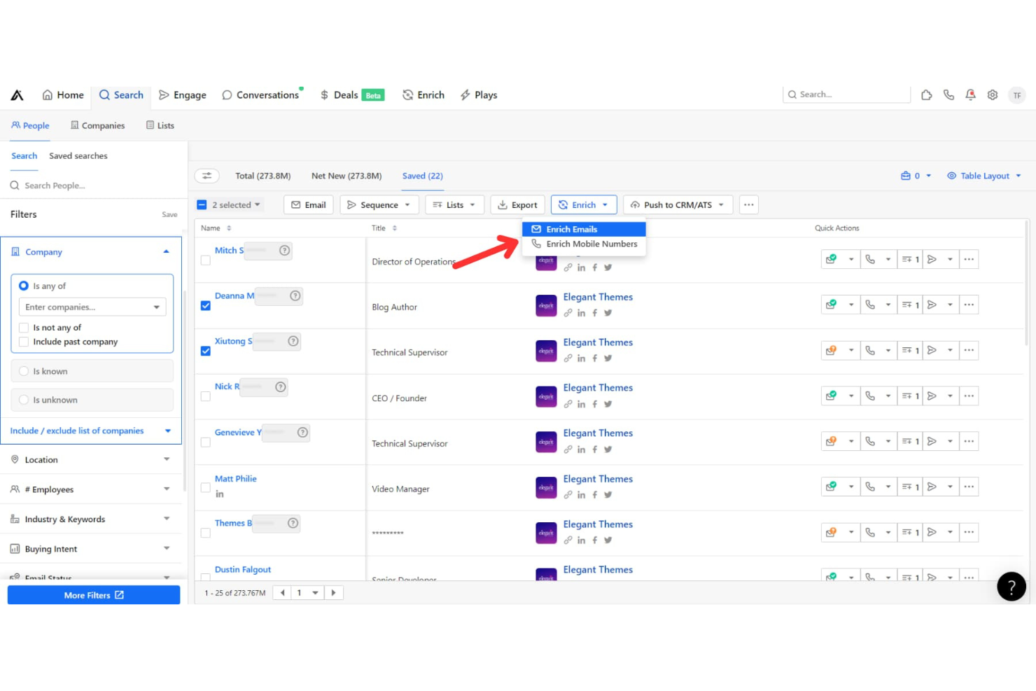 Apollo screenshot - 10 Mejores Software para Planificación de Cuentas Revisados en 2026