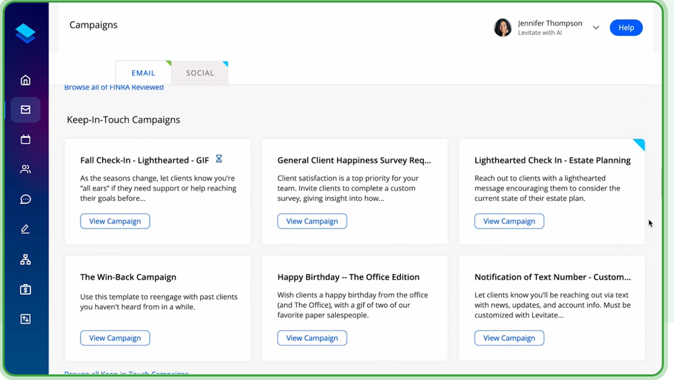 Levitate.ai screenshot - 10 Migliori alternative a MarketMuse recensite nel 2026
