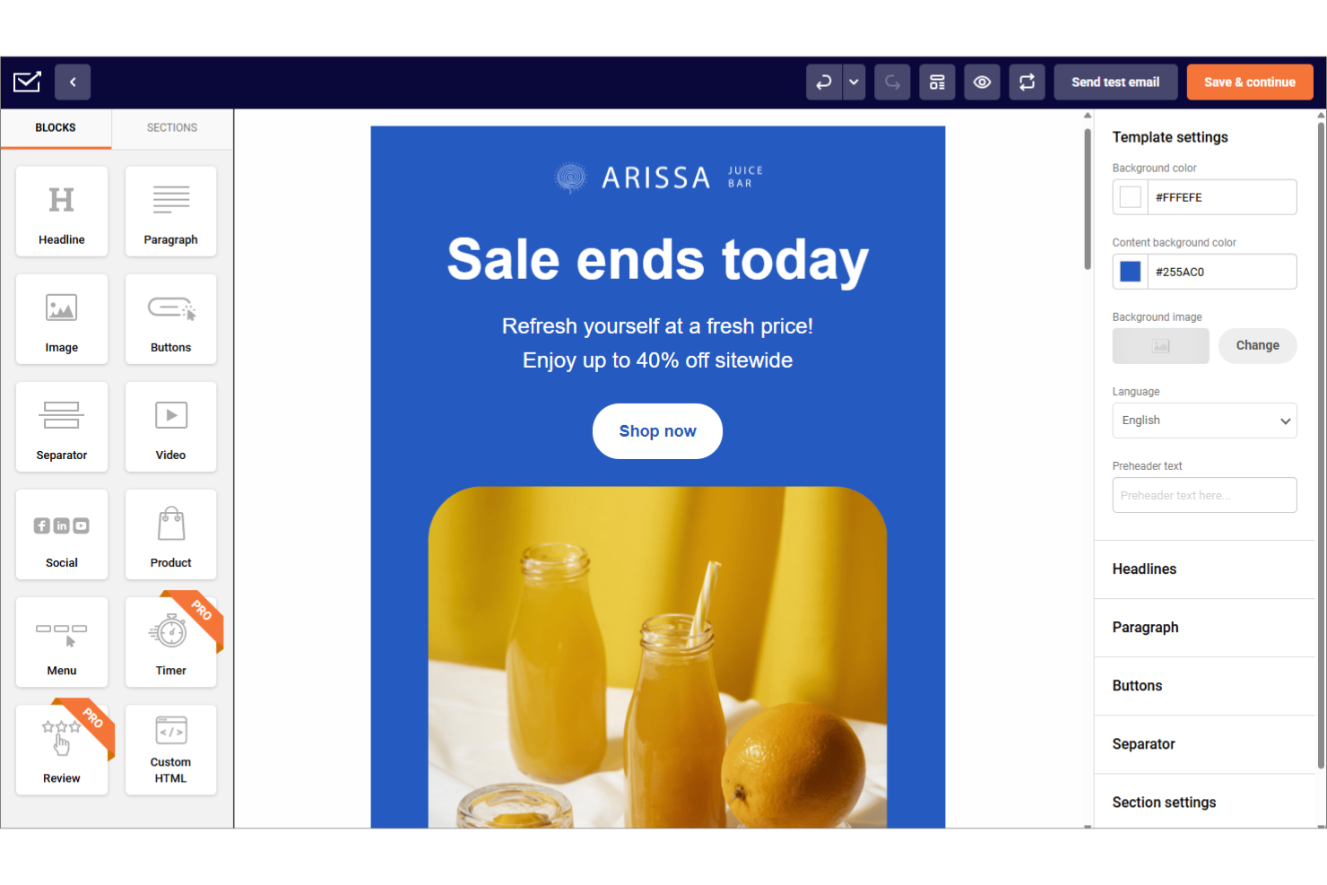 Sender screenshot - 10 Migliori soluzioni di email marketing per organizzazioni non profit nel 2026