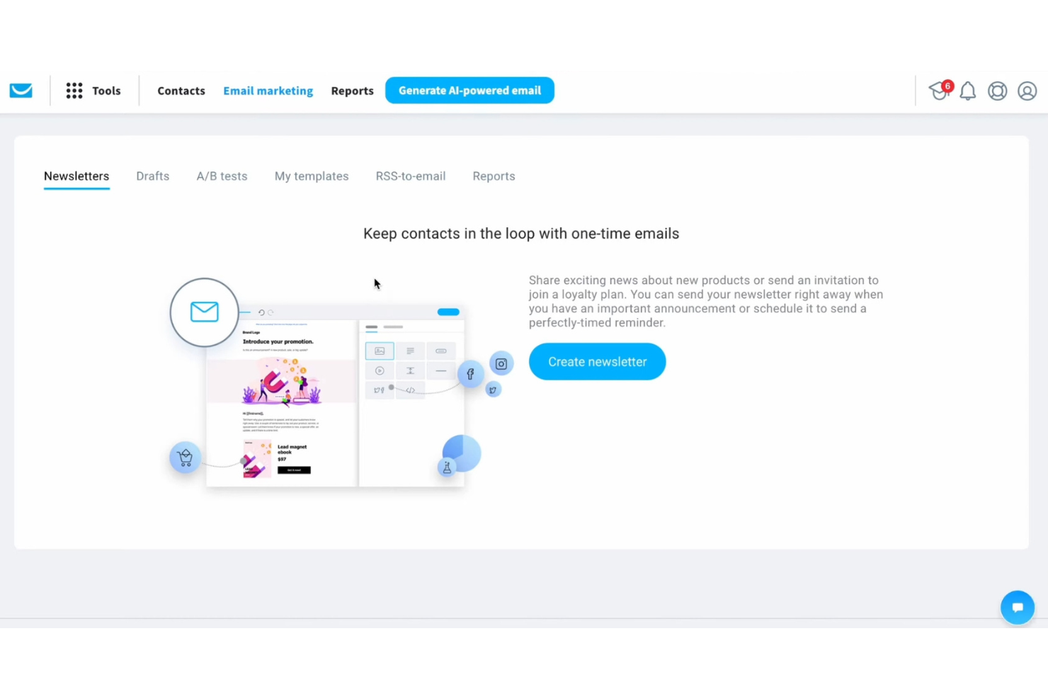 GetResponse screenshot - 10 Herramientas Asequibles de Email Marketing para Startups en 2026