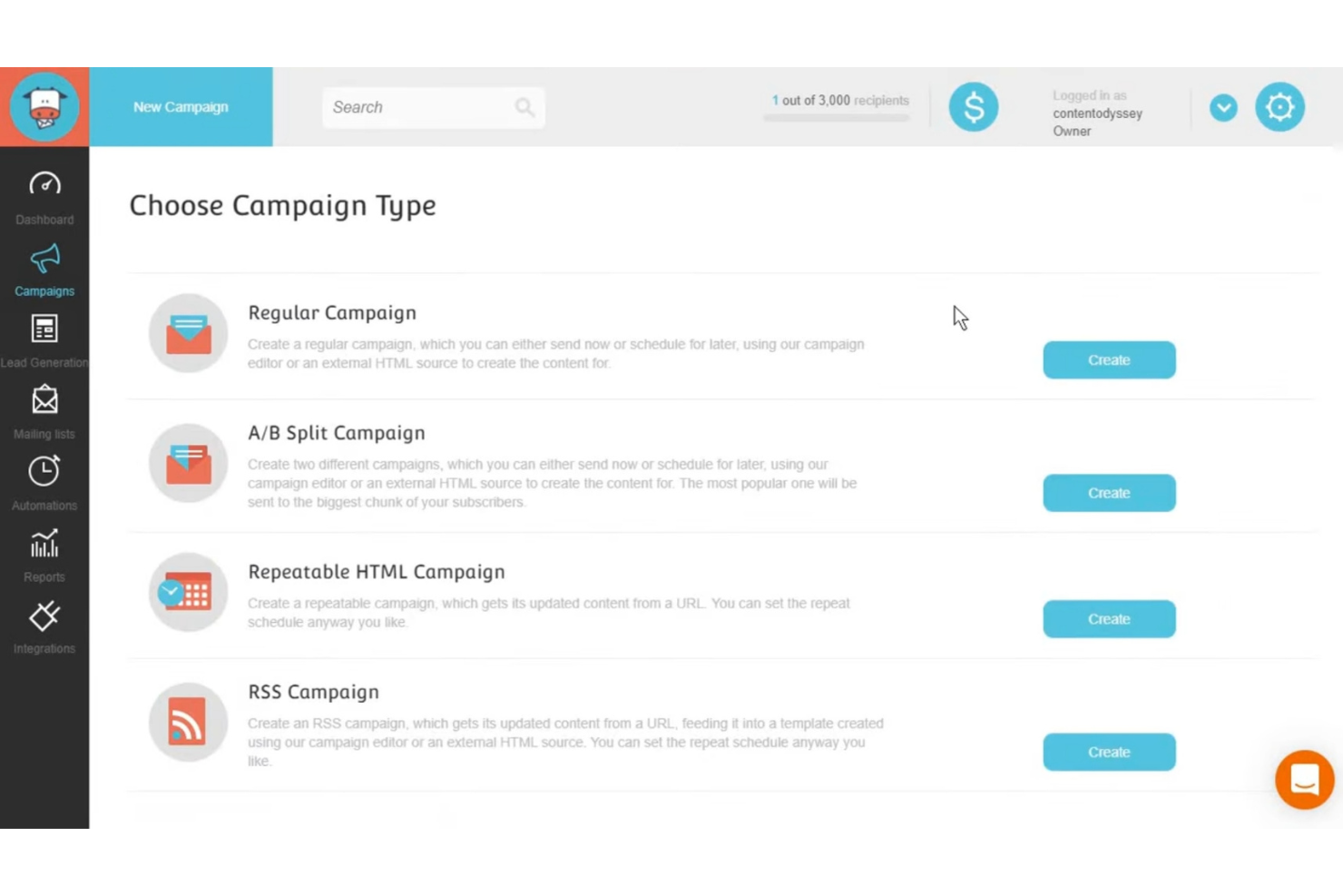 Moosend screenshot - 10 Strumenti Economici di Email Marketing per Startup nel 2026
