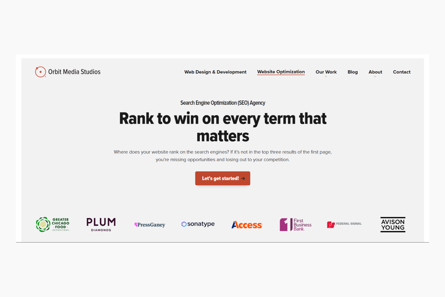 Orbit Media screenshot - 10 Migliori Agenzie di Marketing SEO Recensite nel 2026
