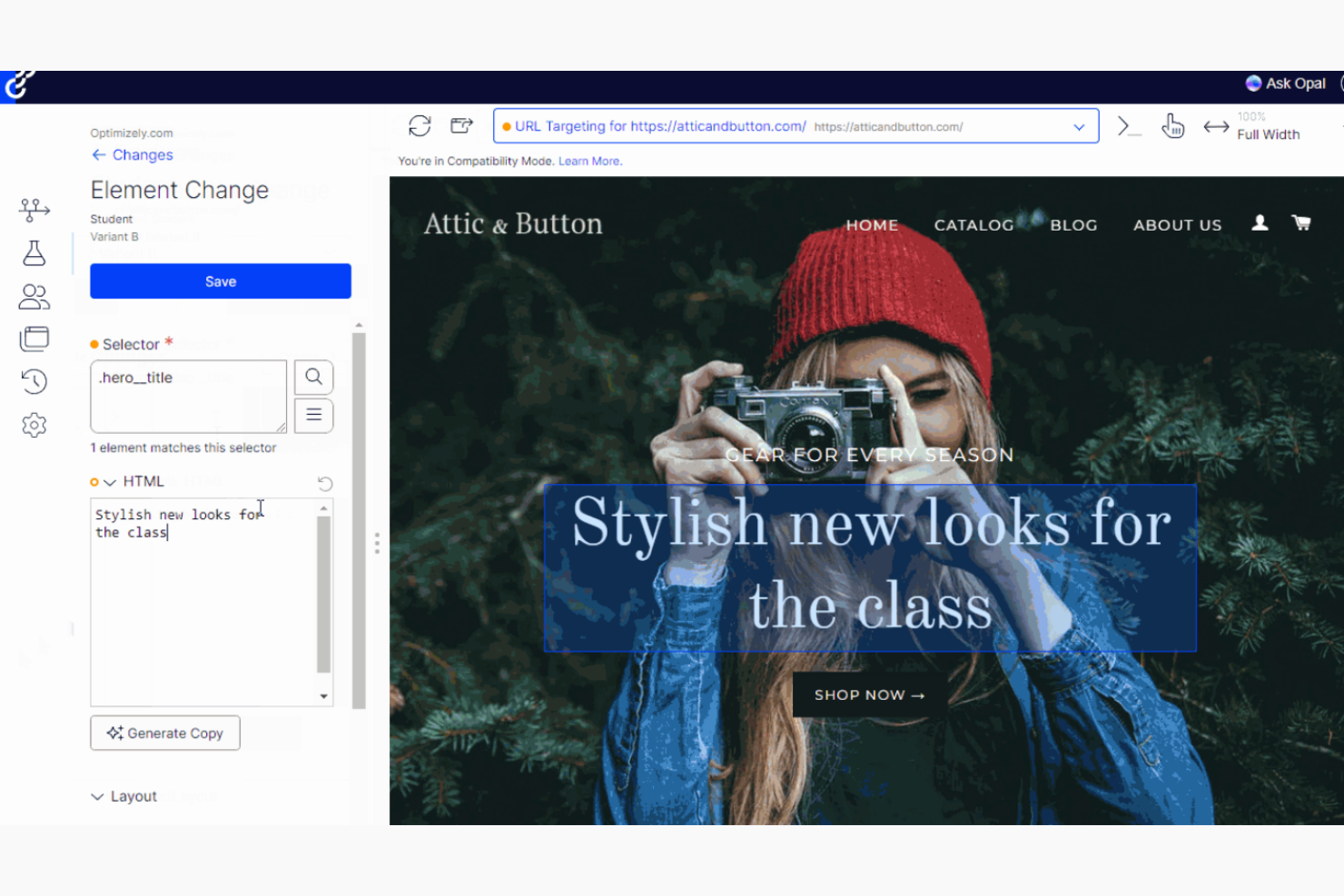 Optimizely screenshot - 10 Migliori Software di Content Marketing B2B Recensiti nel 2026