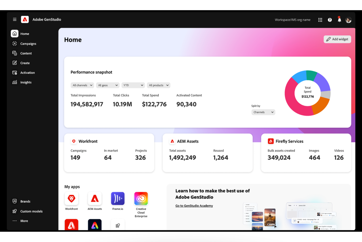 GenStudio screenshot - 10 Migliori Software di Content Marketing B2B Recensiti nel 2026