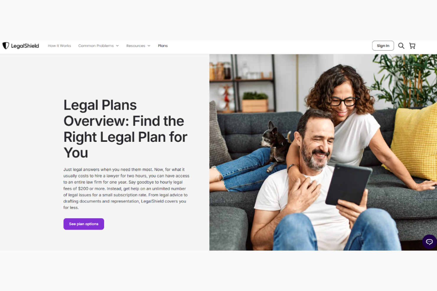 LegalShield screenshot - 10 mejores servicios de protección de la propiedad intelectual para 2026