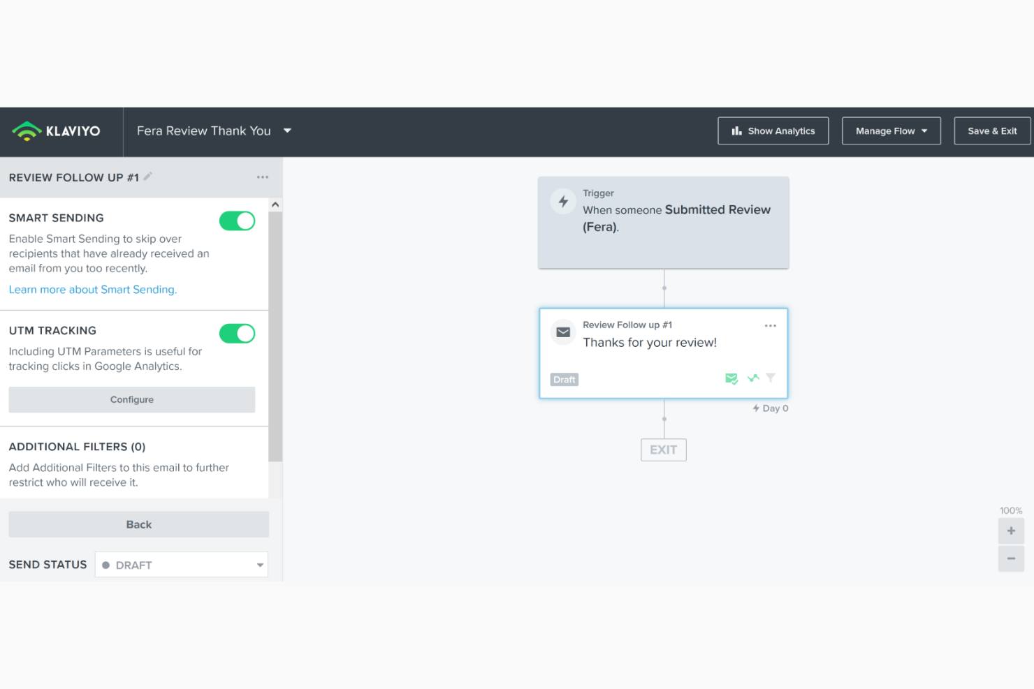 Klaviyo screenshot - 10 Mejores herramientas gratuitas de email marketing revisadas en 2026