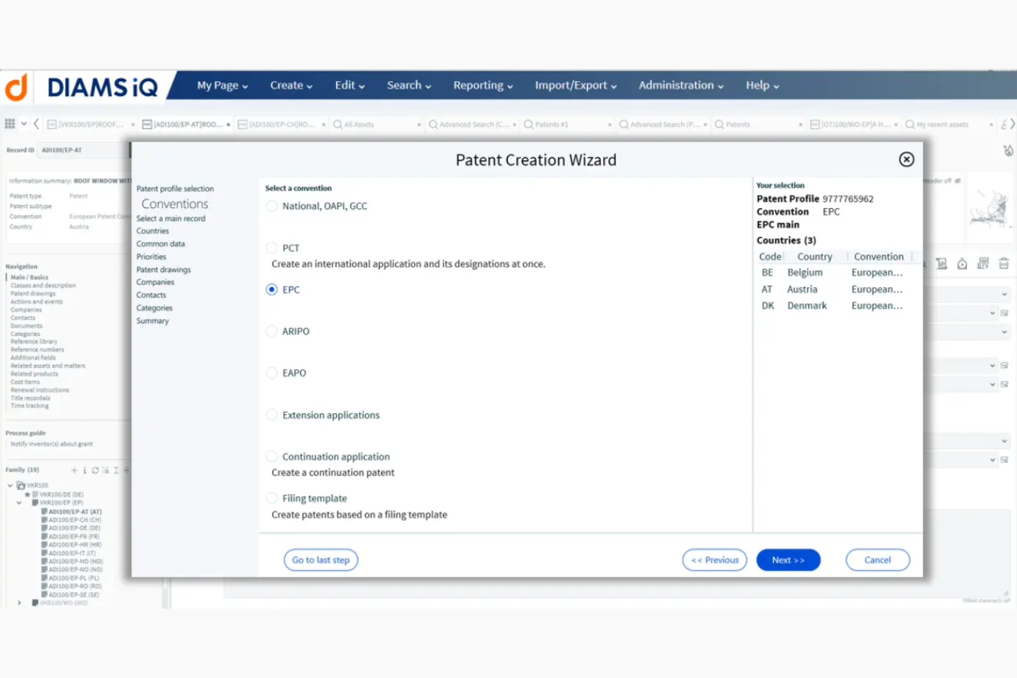 Dennemeyer screenshot - 10 migliori software per la gestione della proprietà intellettuale per team legali nel 2026