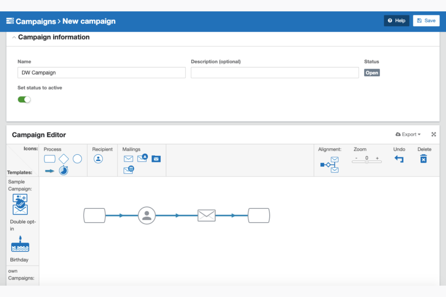 OpenEMM screenshot - Los 10 mejores programas de marketing por correo electrónico de código abierto para 2026