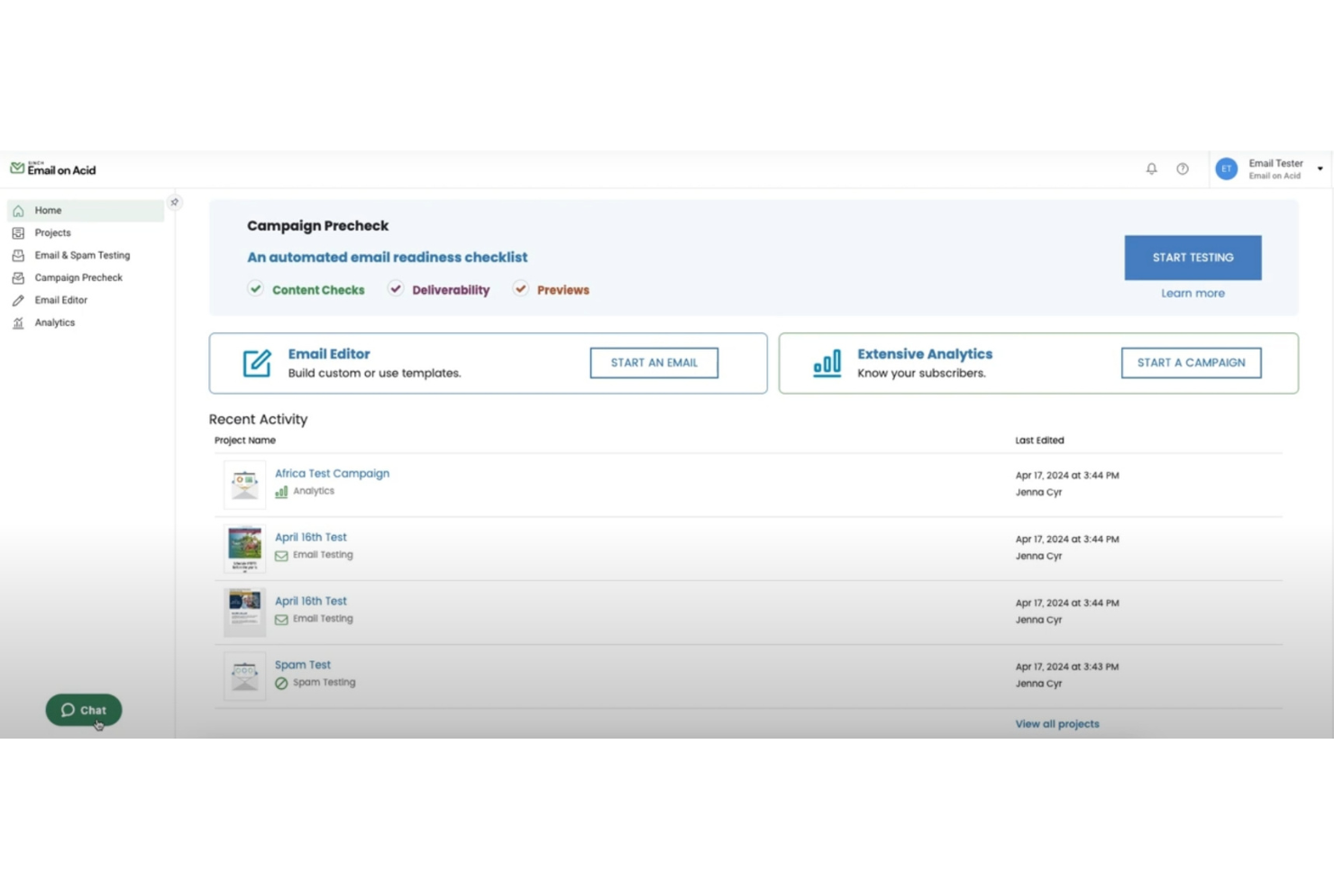 Email On Acid screenshot - 10 Mejores Herramientas para Probar Correos Electrónicos Analizadas en 2026
