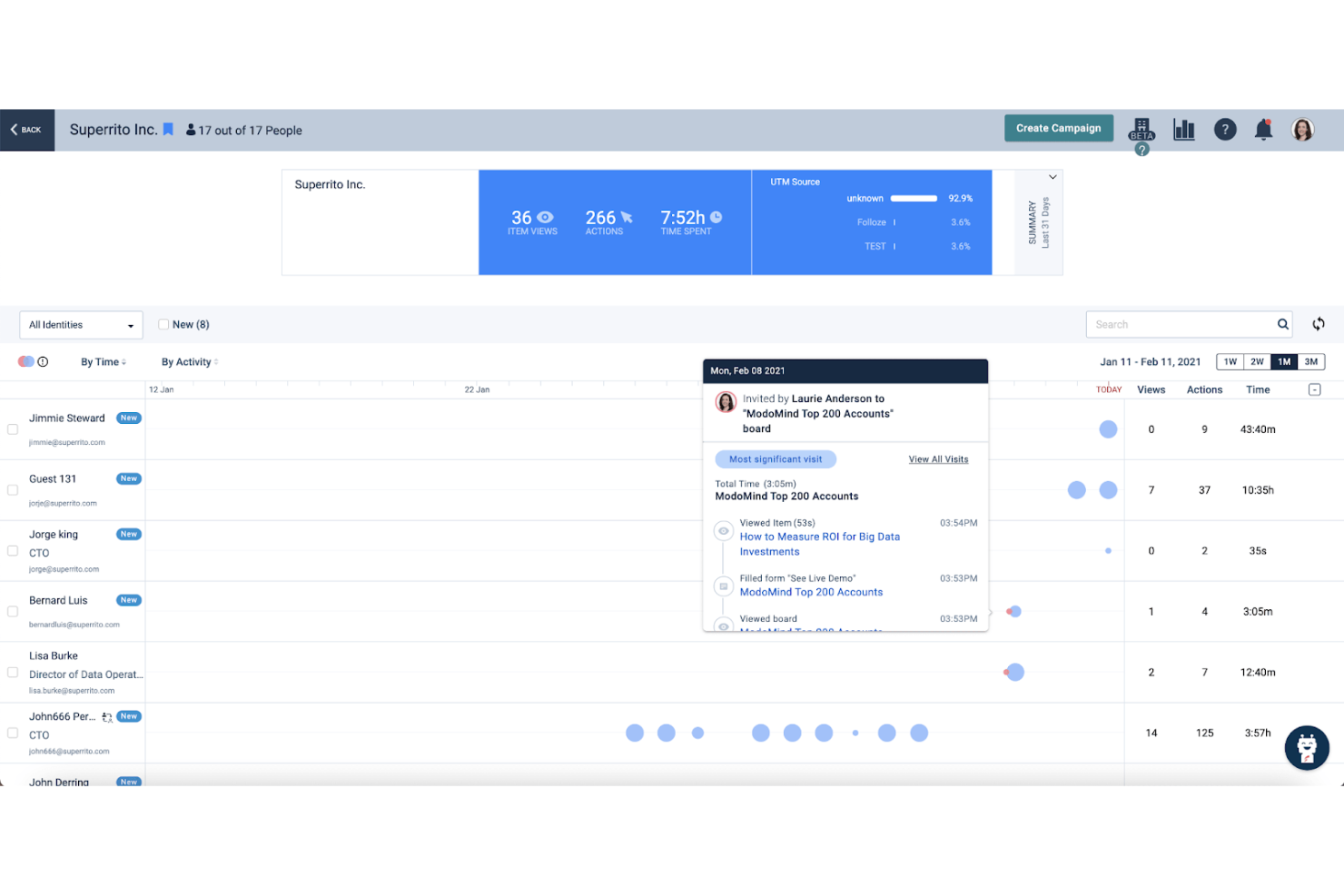 Folloze screenshot - 10 Mejores Alternativas a PathFactory Analizadas para 2026
