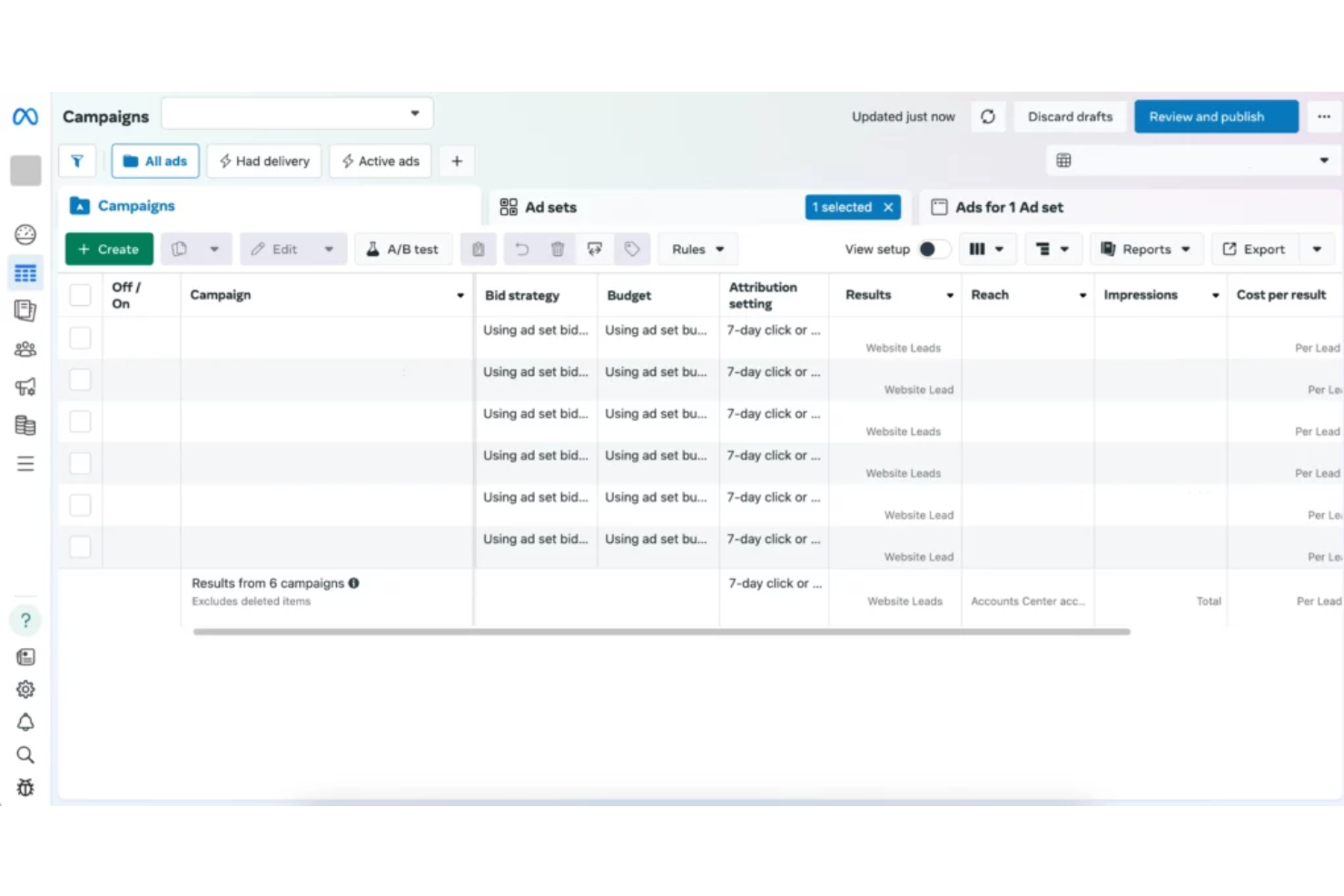 Meta Ads screenshot - Le 10 migliori alternative a Google Ads recensite nel 2026