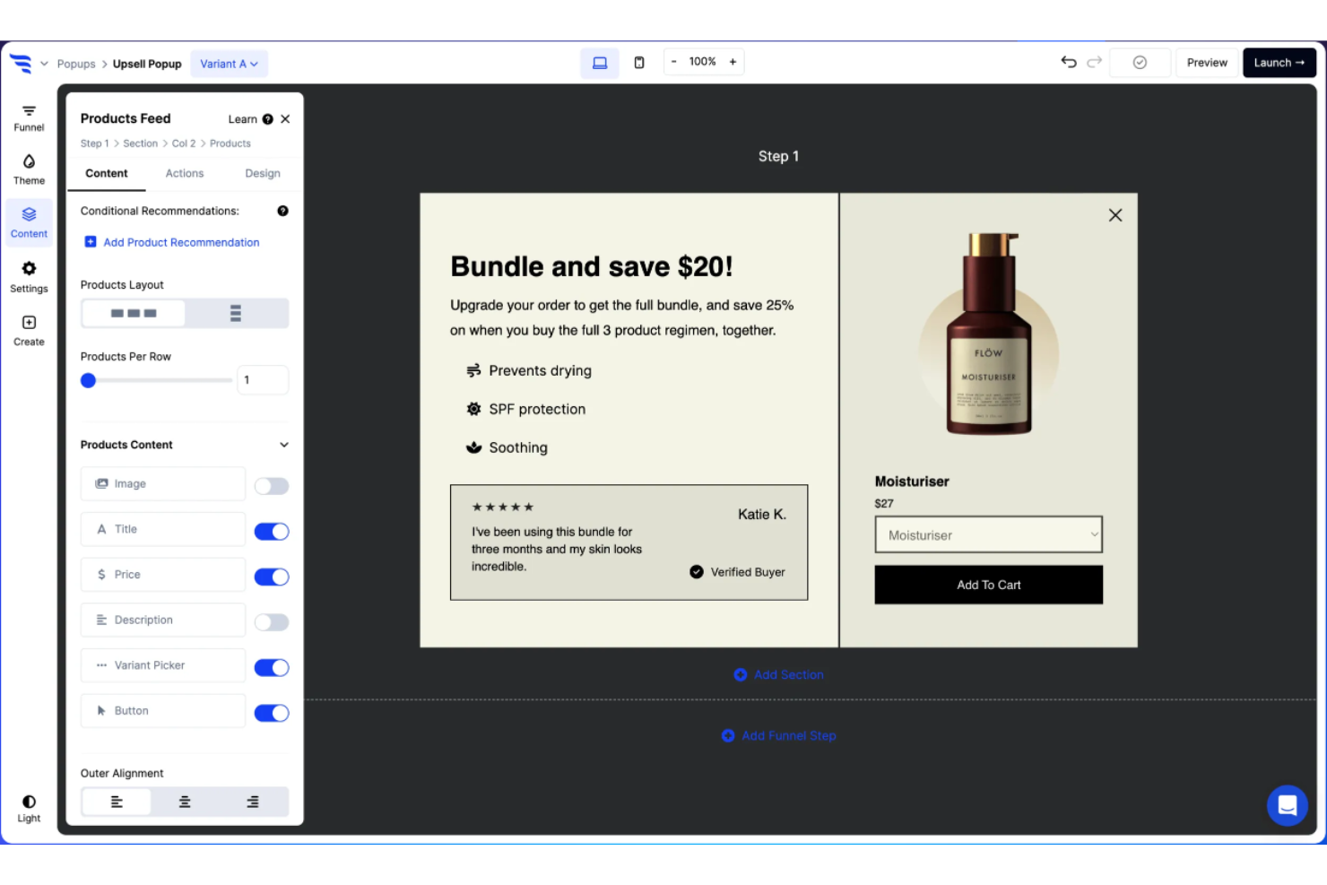ConvertFlow screenshot - 10 Mejores Software de Embudos de Marketing Analizados en 2026