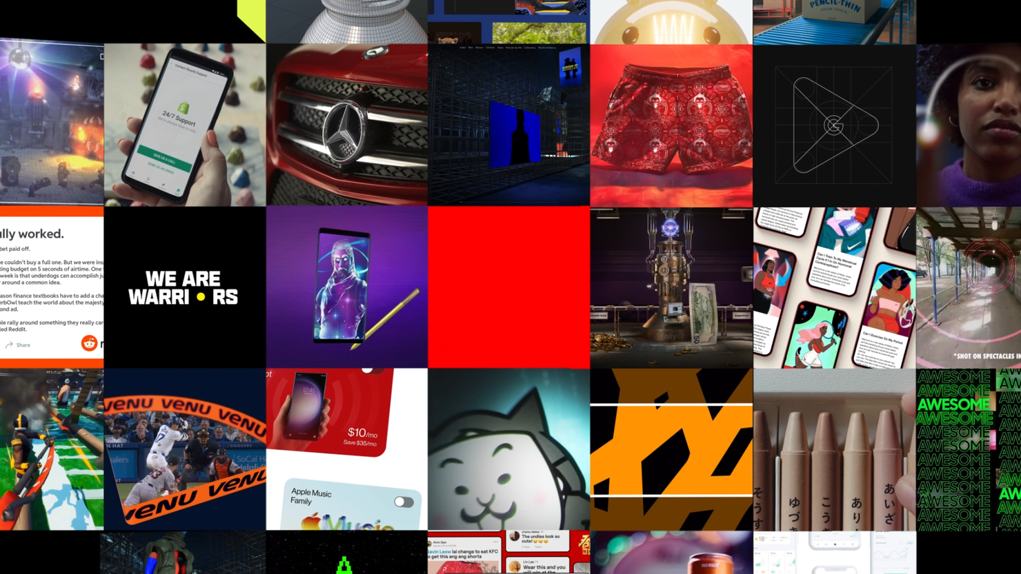 R/GA screenshot - 10 migliori agenzie pubblicitarie recensite nel 2026
