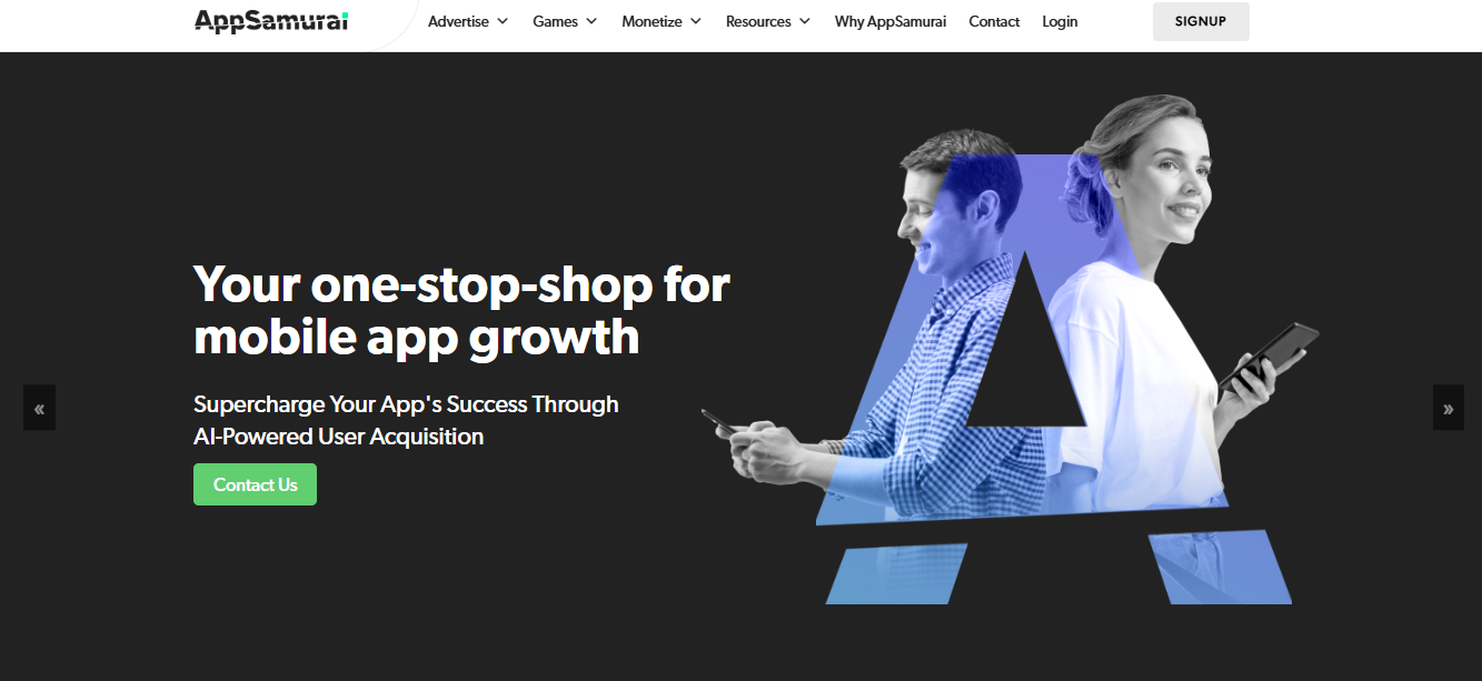 AppSamurai screenshot - 10 mejores servicios de marketing de aplicaciones analizados en 2026