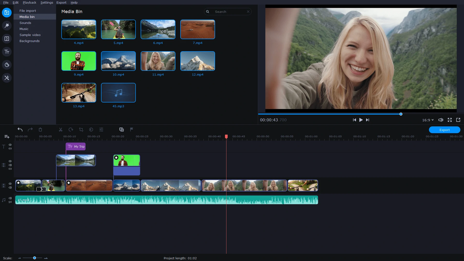Movavi screenshot - I 10 migliori software per il marketing video recensiti nel 2026