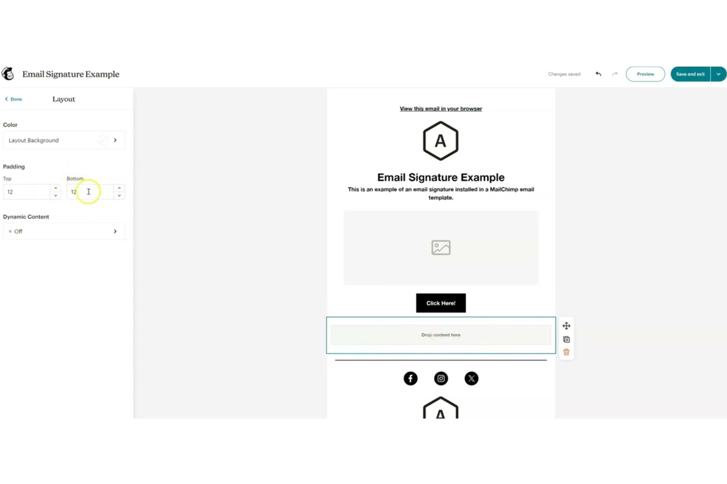 Mailchimp screenshot - 10 mejores programas de firma de correo electrónico analizados en 2026