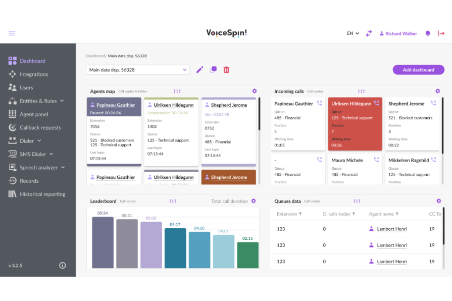 VoiceSpin screenshot - I 10 migliori software di telemarketing recensiti nel 2026