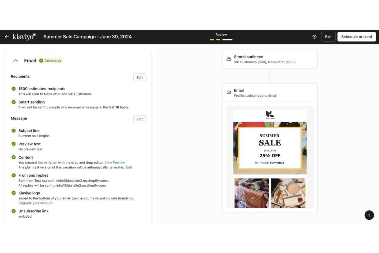 Klaviyo screenshot - 10 mejores alternativas a HubSpot Marketing analizadas en 2026