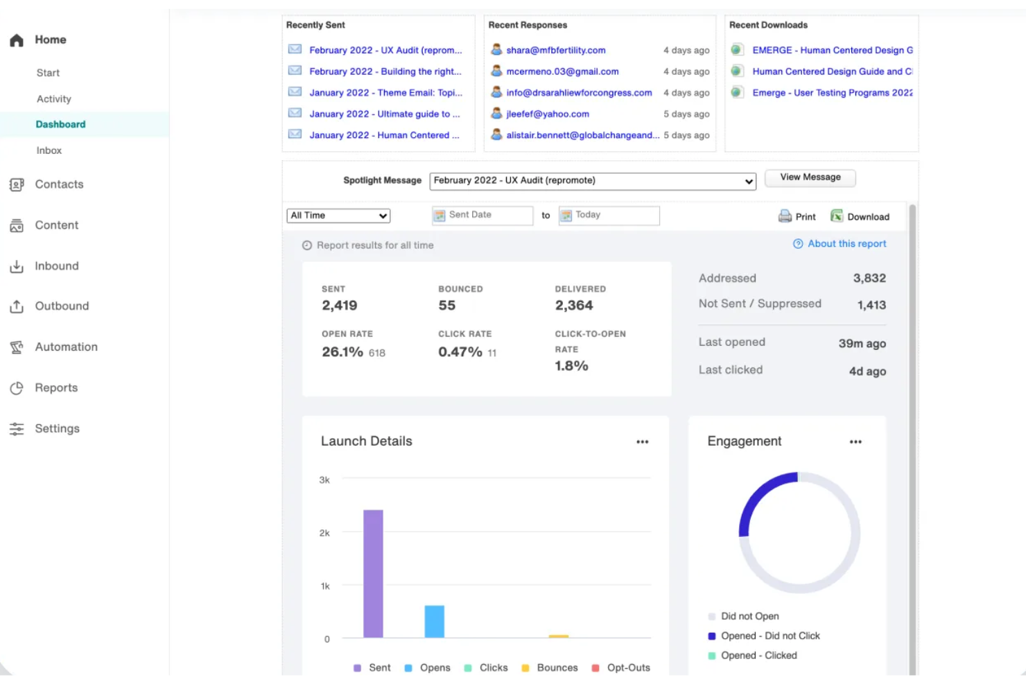 Act-On screenshot - 10 migliori alternative a HubSpot Marketing recensite nel 2026