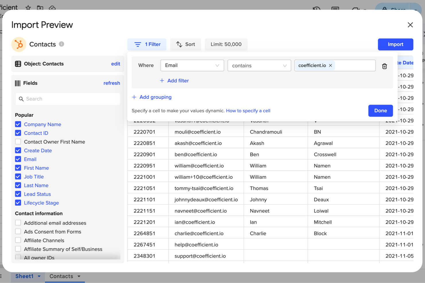 Coefficient screenshot - 10 Mejores Software de Operaciones de Marketing Revisados en 2026