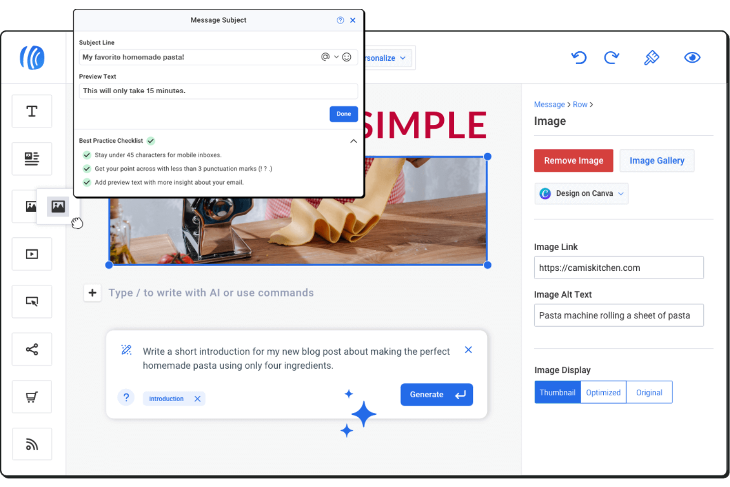 AWeber screenshot - Le 10 migliori alternative ad ActiveCampaign recensite nel 2026