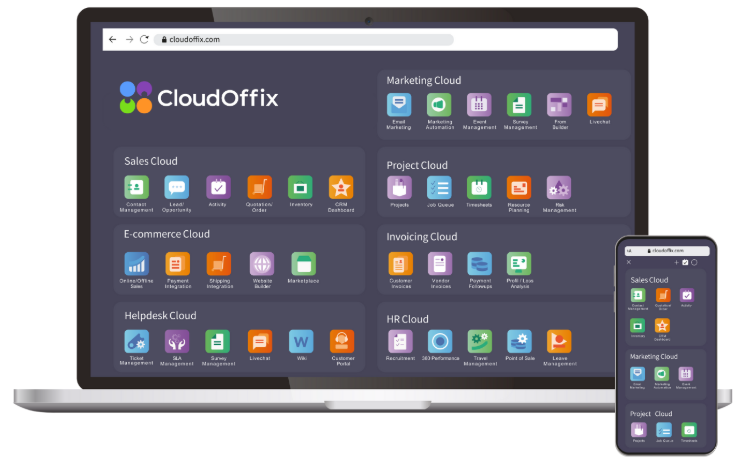 CloudOffix screenshot - 10 Mejores Software de Marketing en la Nube Analizados en 2026