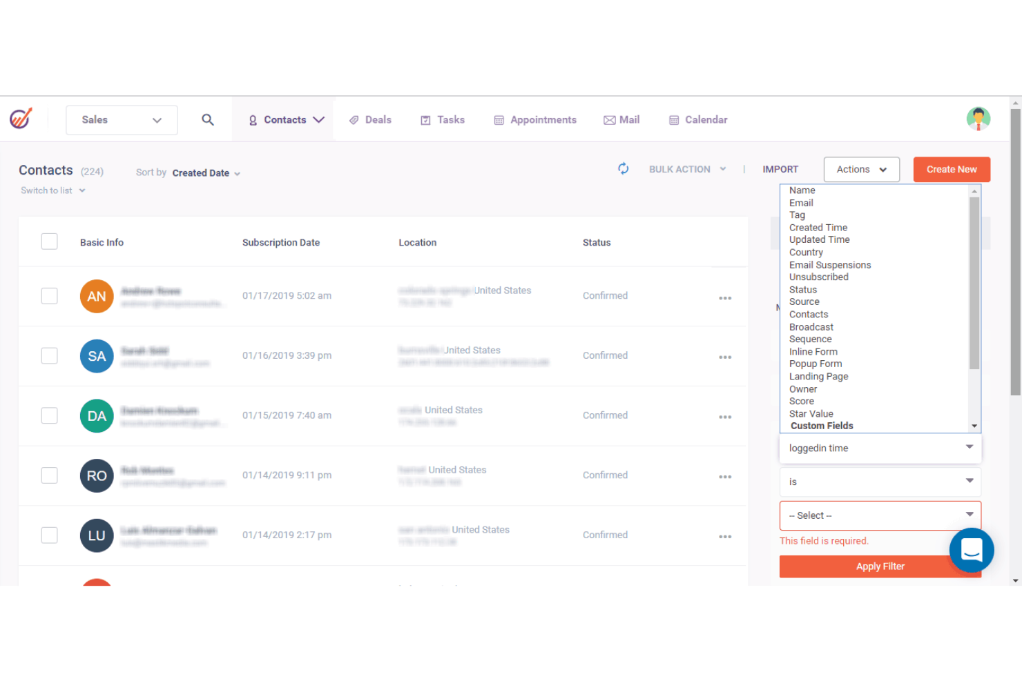 EngageBay screenshot - Le 10 migliori alternative ad ActiveCampaign recensite nel 2026