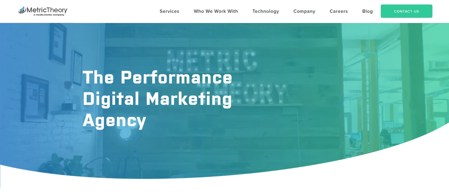 Metric Theory screenshot - 10 Mejores Agencias de Google Ads Reseñadas en 2026