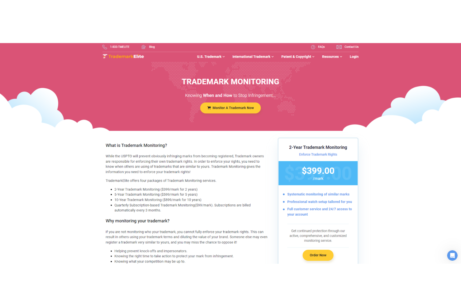 Trademark Elite screenshot - 10 Migliori software per il monitoraggio dei marchi recensiti nel 2026