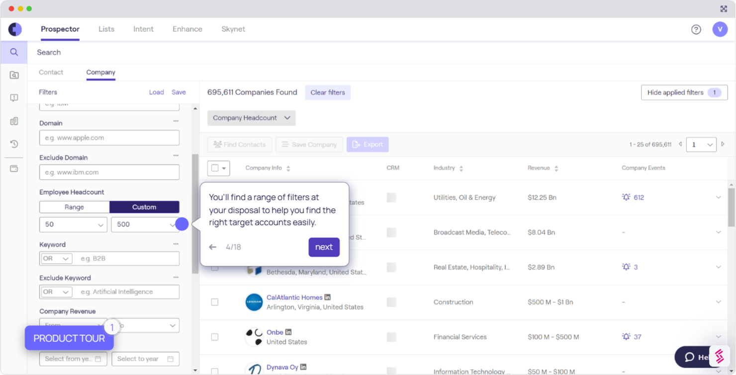 Cognism screenshot - 10 Migliori Fornitori di Dati B2B Recensiti nel 2026