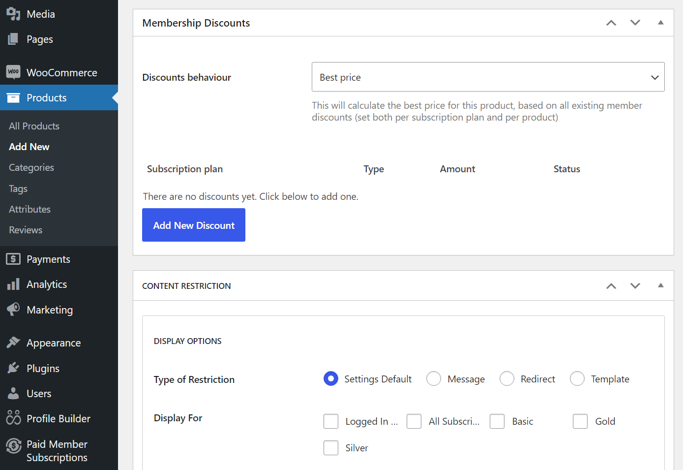 WooCommerce Memberships screenshot - 10 Mejores Software para Sitios de Membresía en 2026