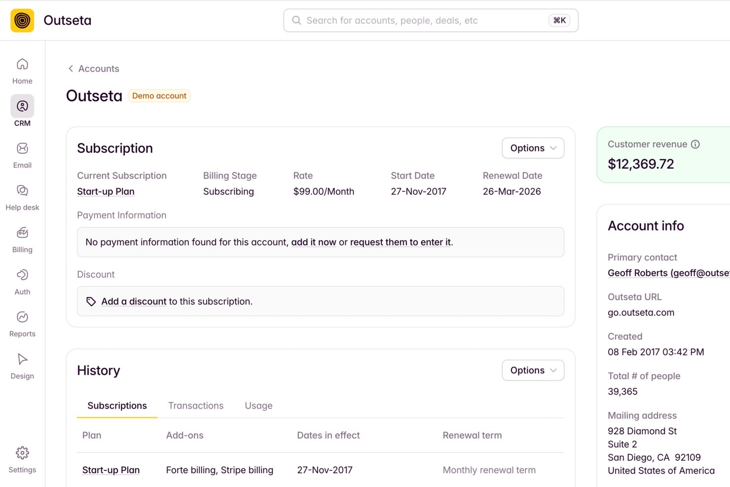 Outseta screenshot - 10 Mejores Software para Sitios de Membresía en 2026