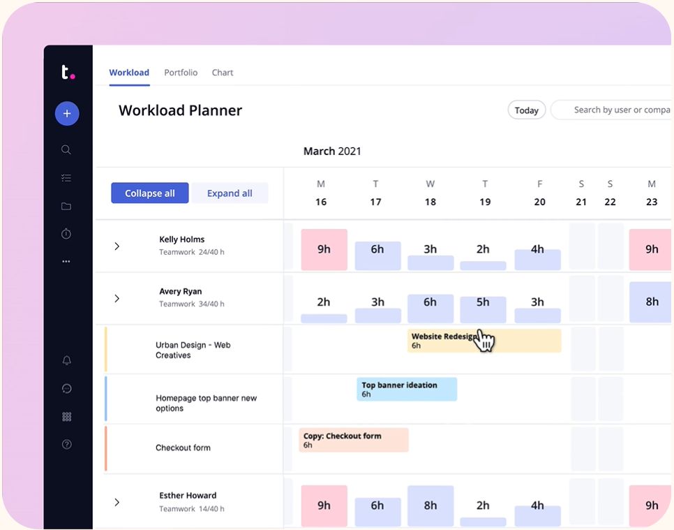 Teamwork.com screenshot - 10 Mejores Alternativas a monday.com Analizadas en 2026