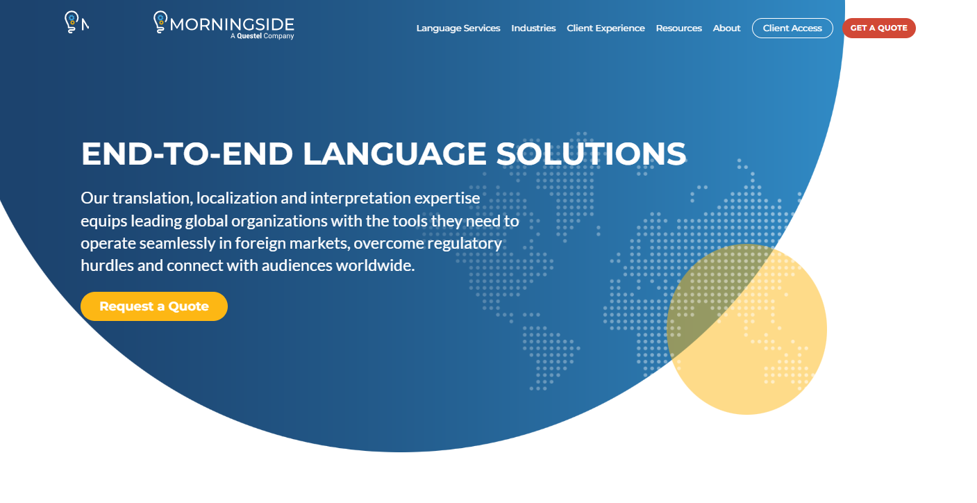Morningside screenshot - 10 mejores servicios de localización de sitios web reseñados en 2026