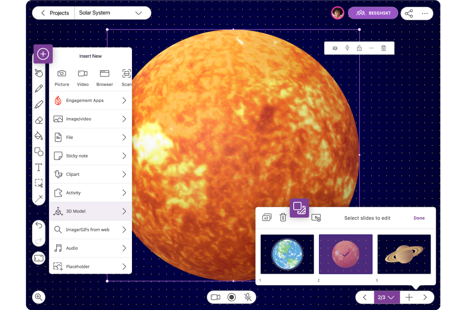 Explain Everything screenshot - 10 mejores alternativas a Miro analizadas en 2026